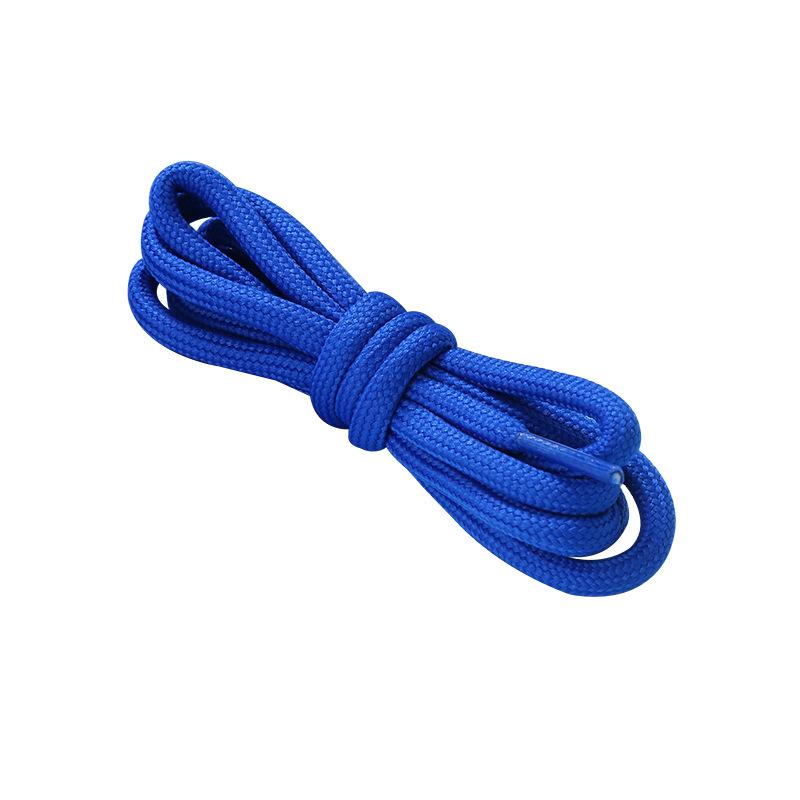 White Polyester Round Shoelaces for Hiking, Dad Sneakers, & Basketball Shoes