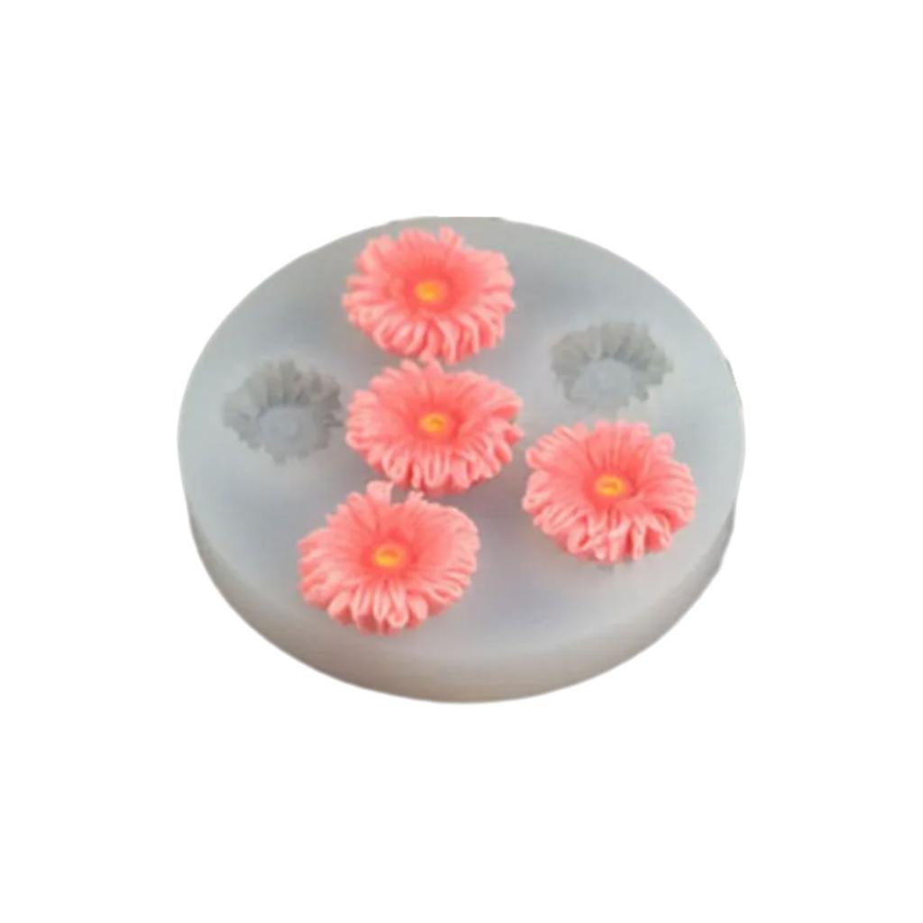Food Grade Silicone Flower Mold For Cake Decorating Jewelry Making With Daisy Rose Lotus Chrysanthemum Peony Camellia Design