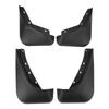 4 stk. Skvettlapper for bil Foran Bak Venstre Høyre Forebygger Kollisjon Svart Sprutbeskyttelse for XC60 2018 til 2023