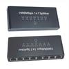 RJ45 Ethernet Splitter 7 Port Gigabit Networking Expansion Adapters For Multiple Device Connections With 1000Mbps Speed