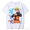 Naruto Kakashi Lightning Blade 2D Print Summer Cotton T-Shirt | Sharingan Anime Short-Sleeve Unisex Japanese Style