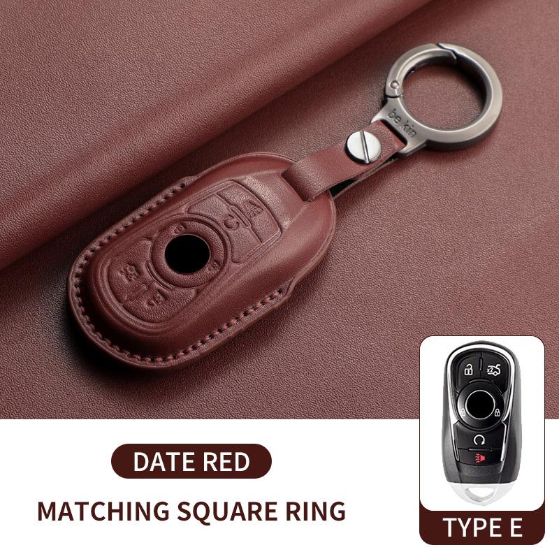 Leather Car Flip Key Case Cover For Buick Lacrosse Envision Excelle Encore Regal Enclave Verano Sportback Tourx Cars Key Shell