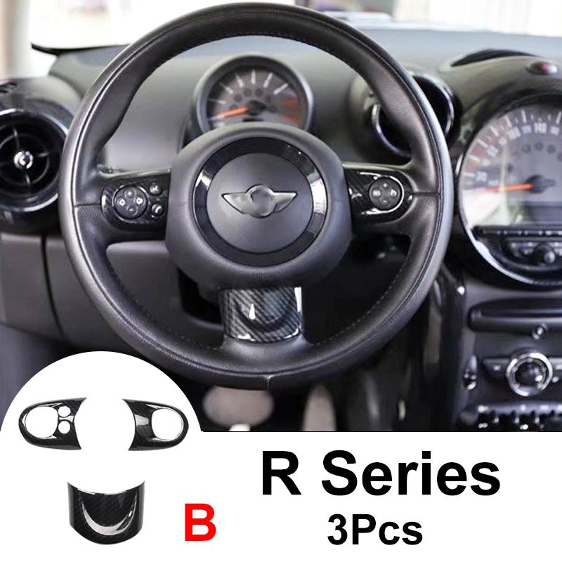 For MINI Cooper S JCW R60 R61 Countryman Accessories Car Steering Wheel Dashboard Door Modification Interior Protection Stickers