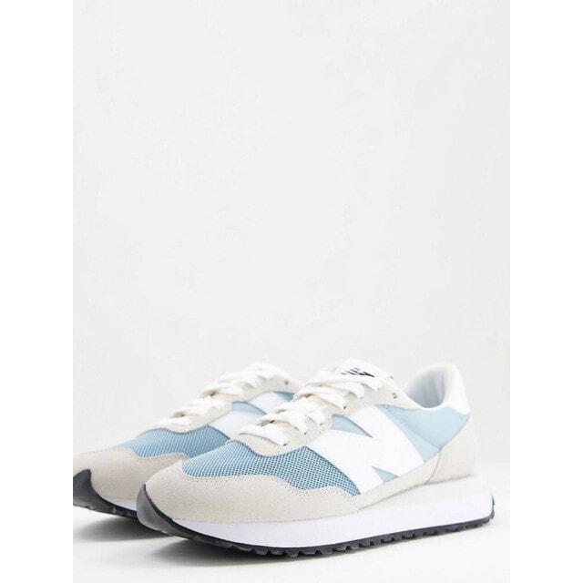 

Бело-синие кроссовки New Balance 237