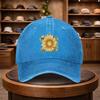 Sunflower Print Baseball Cap Casual Snapback Fashion Hat Adjustable Outdoor Leisure Cap for All Seasons Ideal for Travel a