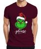 Grinch Please Christmas Gnome Funny Gift Xmas Grinch Unisexs Tshirt