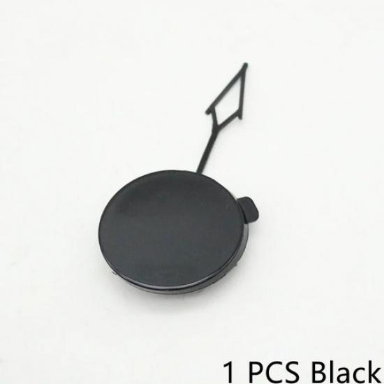 

Painted for VW Jetta 2017 2018 Front Bumper Trailer Tow Hook Cover Cap 1 PCS Black