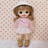 Multicolors Doll Plush Tops Mini Princess White Mesh Skirt for 1/12 BJD Dolls for Ob11 P9 Dolls
