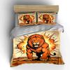 Lion with explosive background. Bedding sets Duvet cover sets Duvet covers Pillowcases(1 * Duvet Cover 2 * Pillowcases without duvet insert)