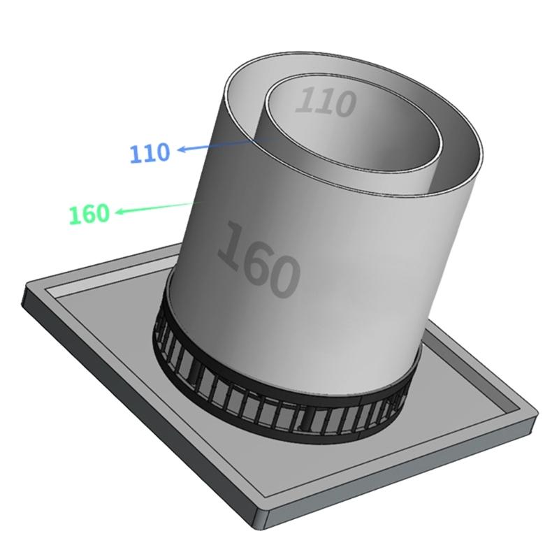 Energy Efficient Fan 430CFM 2500RPM Quiet Operation Inline Duct Fan For Indoor Plant Cultivation J0MC