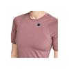 Under Armour Fitted Round Neck Sports Pullover T-Shirt Women Tops Silent-Pink 1355583-662