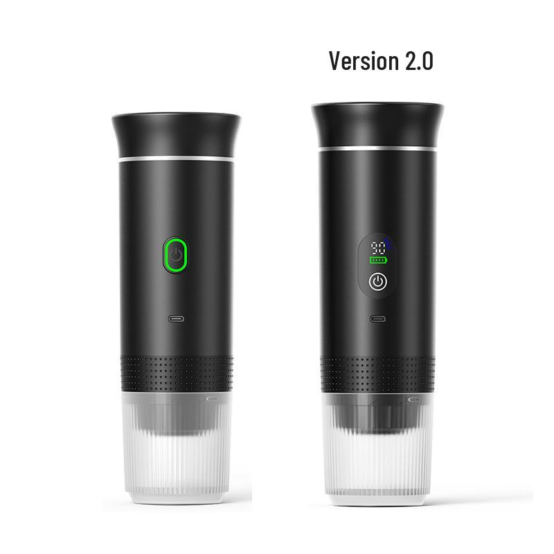 Meiyishi Portable Electric Espresso Coffee Maker - Wireless Capsule Machine with Pump Pressure 60ml чёрный
