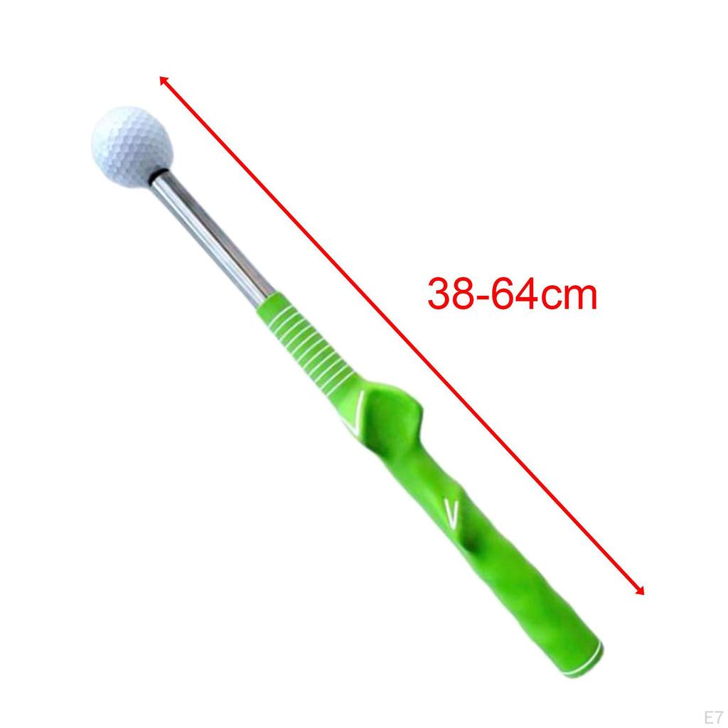 Golf Swing Aid Practice Telescopic Rod Training for Indoor, Outdoor, Flexibility
