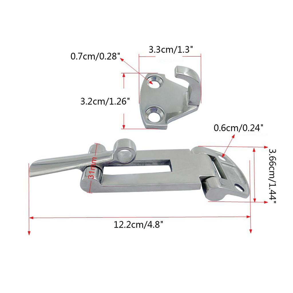 Adjustable Toggle for Latch Clamp Smoker for Latch Clamp Quick Release Pull for Latch Toggle Clamp for Trunk Chest Tool