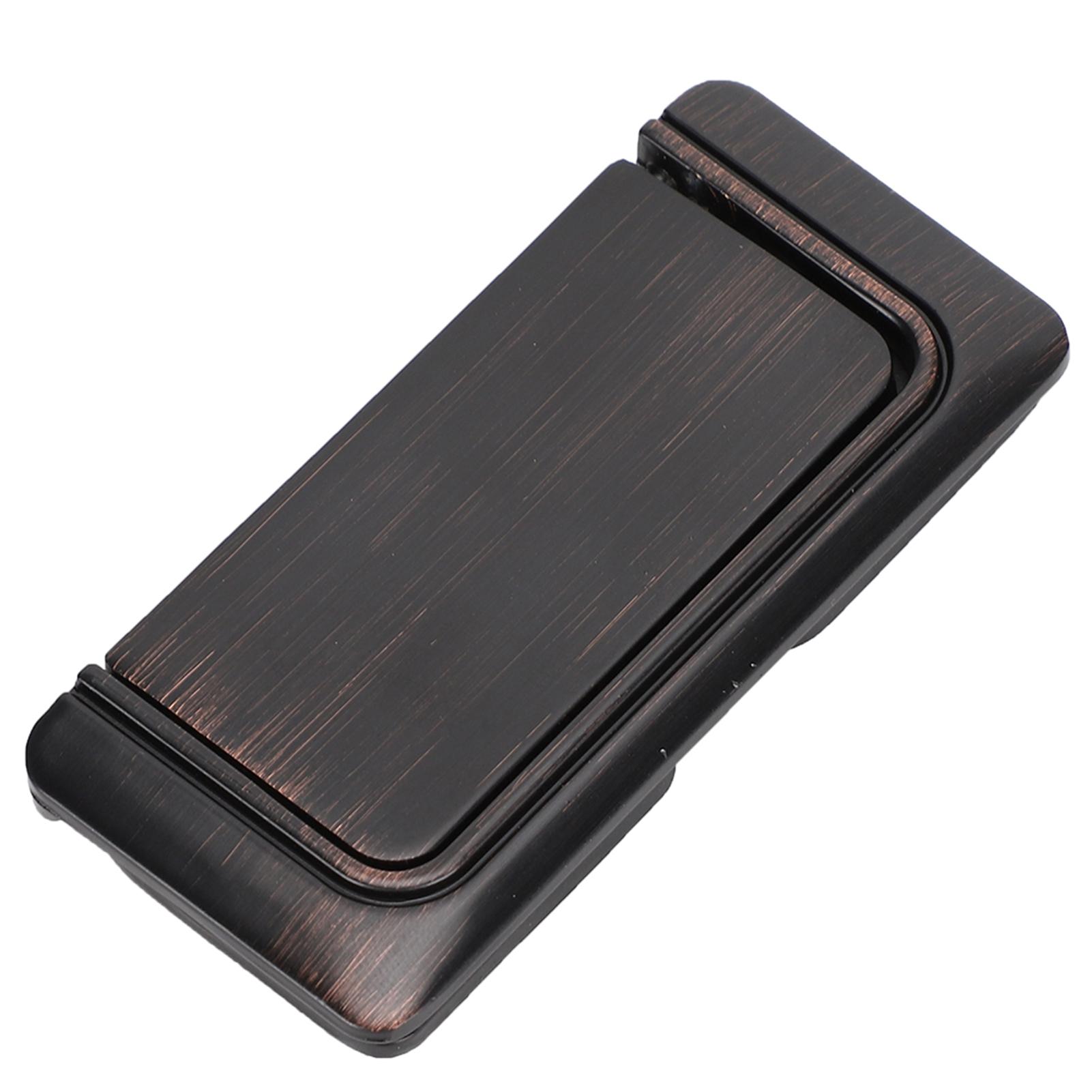 

Невидимая дверная ручка Раздвижная амбарная дверь Ручка для ящика Цинковый сплав Без отверстия Скрытая