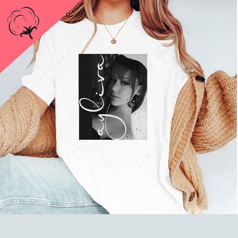 Regalo per Fan della Cantante Unisex Ayliva Regali di Compleanno per Fidanzate Belle T-shirt Grafiche Serie Viola Ayliva Abbigliamento in Cotone