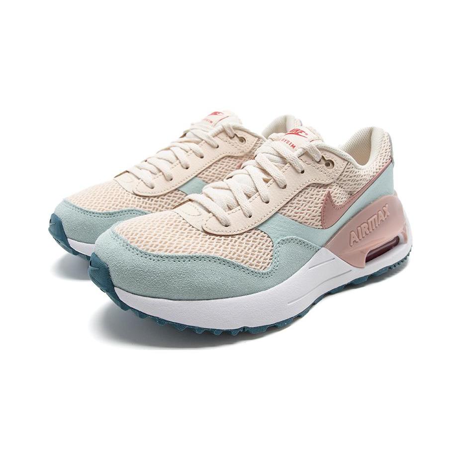 Nike Air Max SYSTM BG Low top Running Shoes White Pink Blue Unisex DQ0284-800
