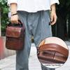 Malunte Men's Casual Genuine Leather Crossbody and Shoulder Bag