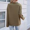 Women's Fashionable Long-sleeved Casual Zipper Jacket Hoodie Top