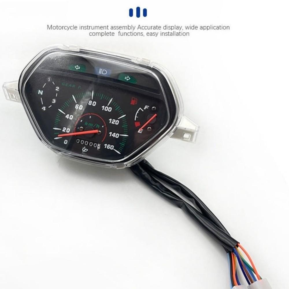 Rainproof Design Motorcycle Odometer Curved Shape Motorbike Instrument Gauge  for TBT110