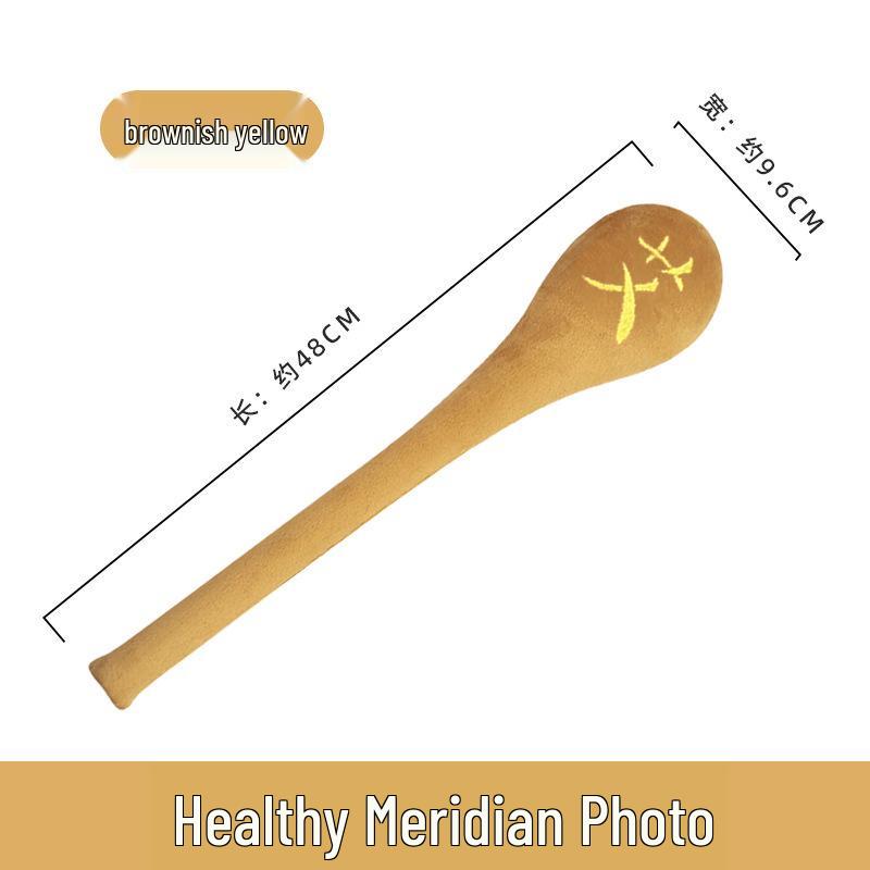 Eight Meridians Acupoint Wood Tapping Massage Stick for Neck, Waist, and Back.