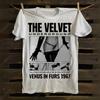 Camiseta de Manga Corta Rock Punk Clásica de The Velvet Underground Impresión de Póster Casual Holgada Cuello Redondo Streetwear Unisex