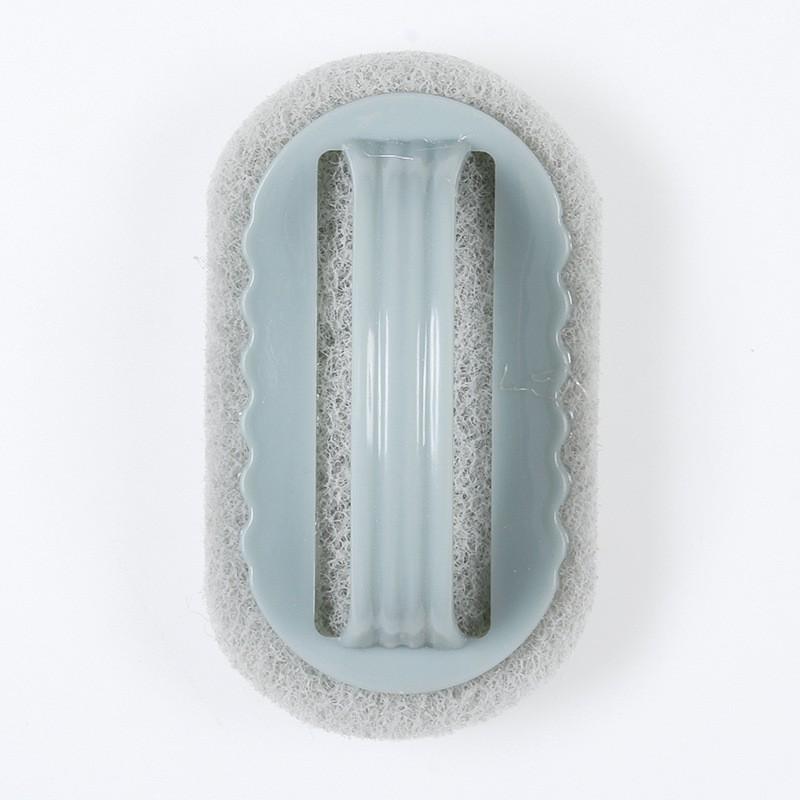 

Бытовая щетка для чистки плитки с ручкой, губка, многофункциональная, однотонная, щетка для чистки ванны, плиты One Size зелёный