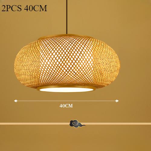 Pastoral Tea Room Chandelier, Southeast Asian Restaurant, Bedroom Light, Japanese Bamboo Craft, Bamboo Woven Lantern