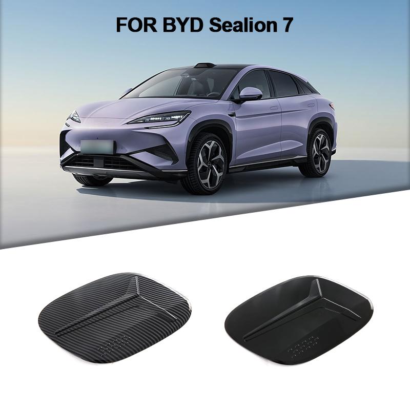 Car Fuel Tank Cap Charging Port Cover Decorative Sticker for BYD Sealion 7 Sea Lion 07 EV 2024 2025