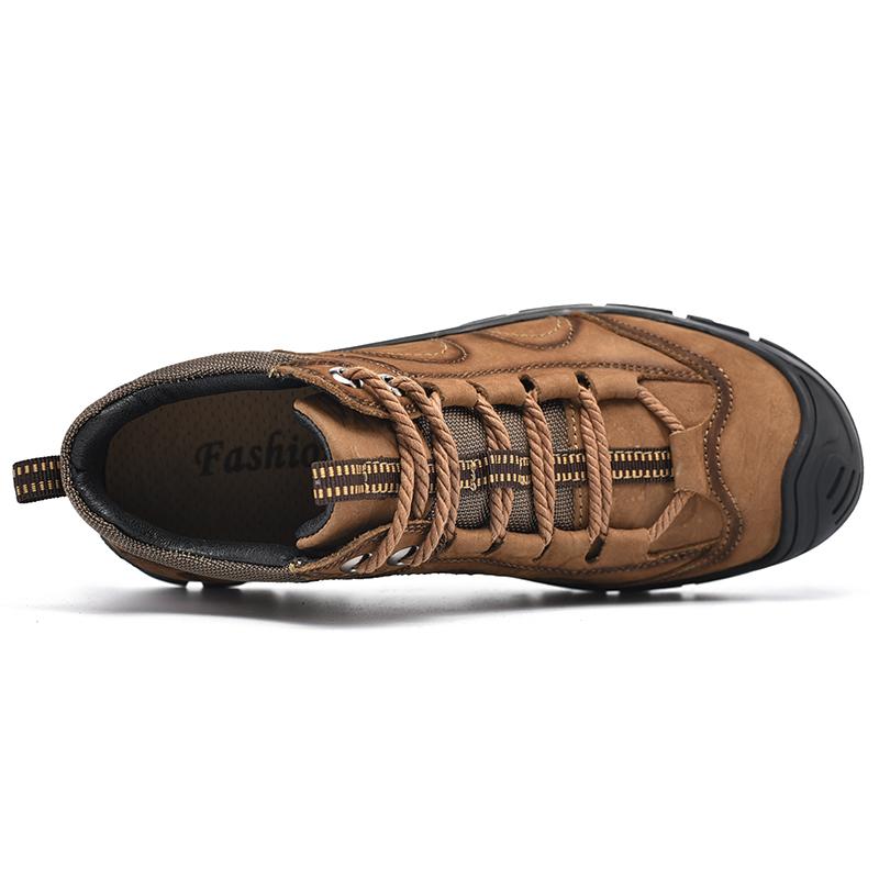 Men's New Leather Outdoor Sports Shoes Casual Shoes Business Leather Board Shoes Boots