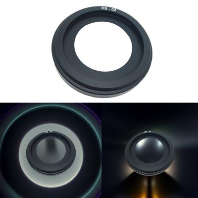 Per EF40mm f/2.8 STM 100D 52mm Paraluce per obiettivo della fotocamera ES-52 Paraluce per obiettivo da 52mm Copriobiettivo in lega di alluminio