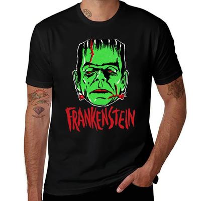 Frankenstein  Vintage 1960s Style Tshirt Uv Protection Outdoor Tee Shirt Tshirt