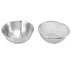 Stainless Steel Strainer Colander Fast Drainage 24CM Diameter Safe Food Grade Material Salad Bowl for Home Kitchen