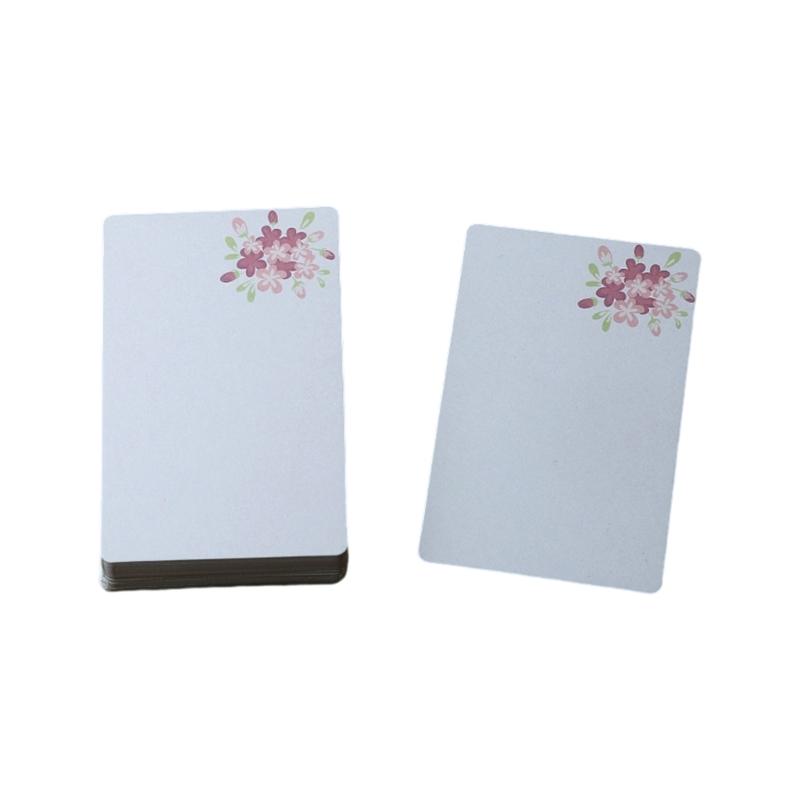 20 Folhas Cartões de Papel em Branco 2,24x3,54 Polegadas Cartões de Estudo Sem Pauta Cartão de Anotação Para Criança Adulto Arte Artesanato Rabiscos Scrapbooking