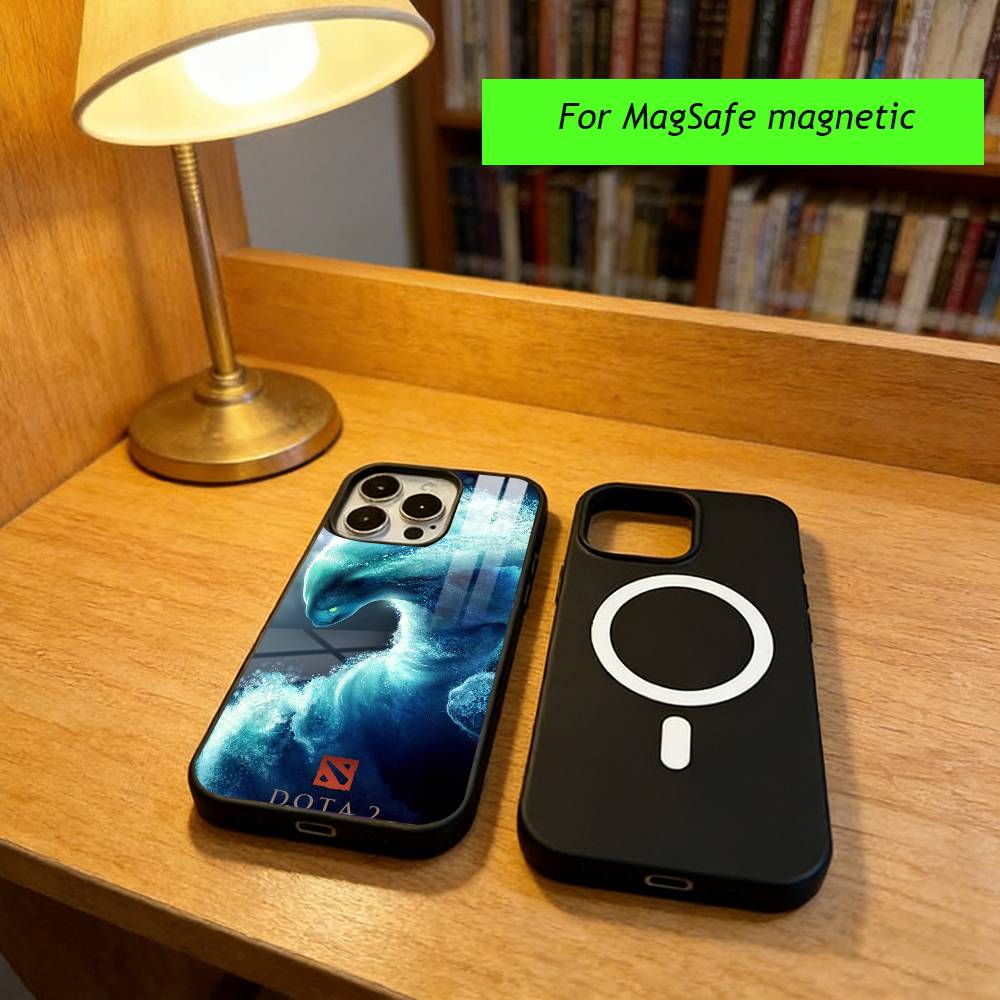 Dota 2 Handyhülle Für iPhone17,16,15,14,13,12,11 Plus,Pro Magnetisch Für Magsafe Kabelloses Laden
