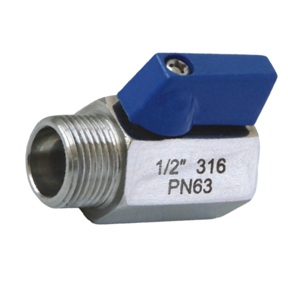 For Tight Spaces Compact Ball Valve Garden Water Connector Rust Resistant Seamless Operation Smooth Flow Control