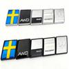 AALK1 3D Metal Chrome R-Type AWD Badge Swedish Flag Moose Emblem Sticker for Volvo V40 XC60 XC90 C30 V60 - Auto Trunk/Fender Exterior