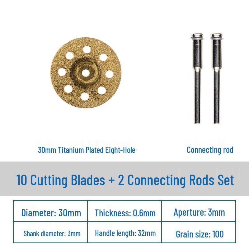 Diamond Cutting Disc for Grout, Jade, Glass, Ceramic; Seam Cleaning Blade for Hand Drill, Small Slice for Wine Bottles.