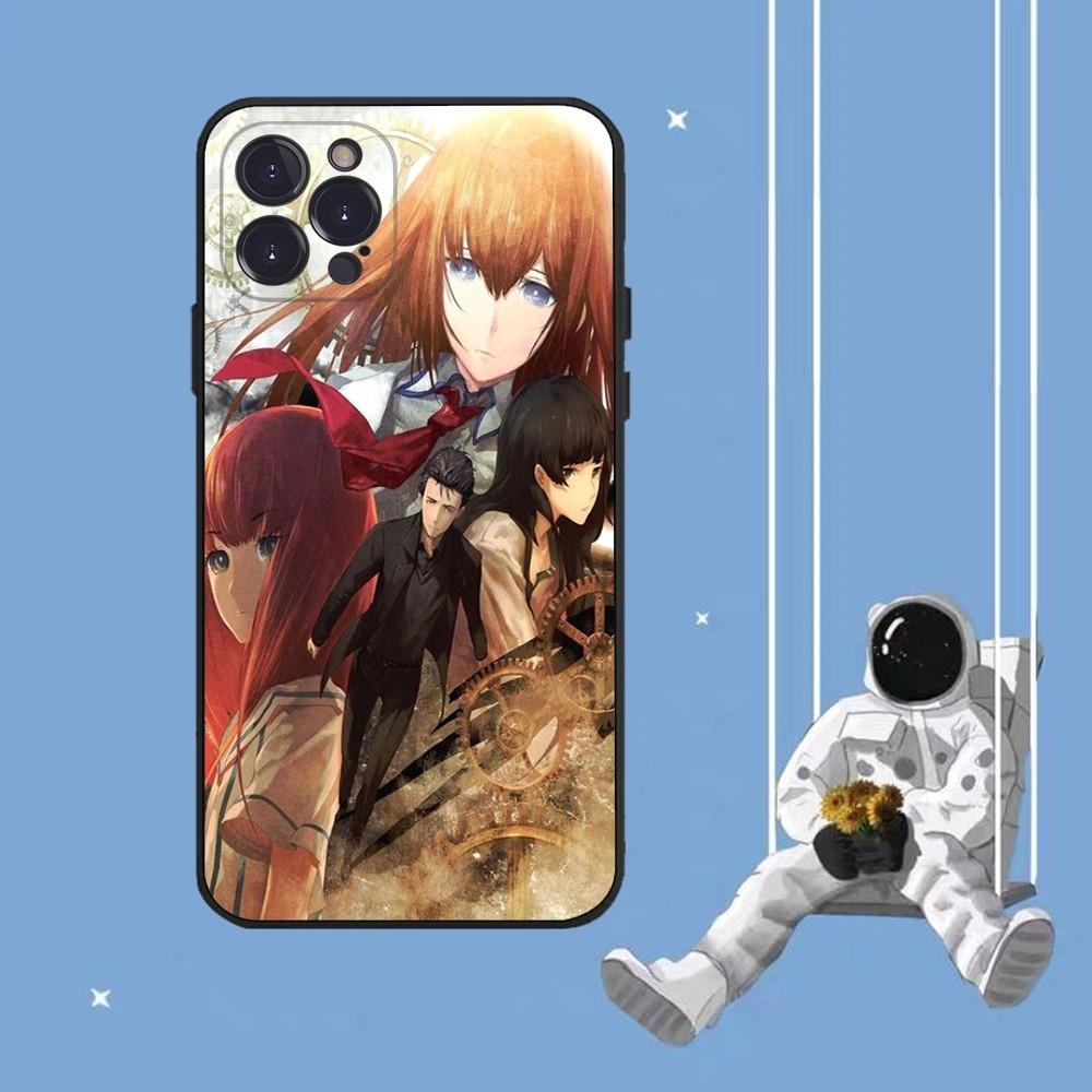 Steins Gate Phone Case For iPhone 14 11 12 13 Mini Pro XS Max Cover 6 7 8 Plus X XR SE 2020 Funda Shell
