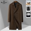 2025 Men's Mid-Length Double-Breasted Wool Cashmere Coat