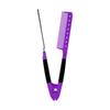 Folding Hair Straightener Comb Flat Comb Hair Brush Combs Barber Accessories V Type Comb  Salon