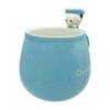 Disney Donald Duck Yululun Mug with Figure, Large, Approx. 340ml, Approx. 9 x 10cm, Tableware, Donald Merchandise, Birthday Gift, Green, san4532-5