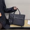 Japanese Simple Solid Color Shoulder Bags for Women Large Capacity Multi-Pocket Ladies Nyl Tote College Student Class Handbag