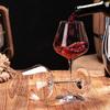 Crystal Glass Red Wine Glasses & Decanter Set