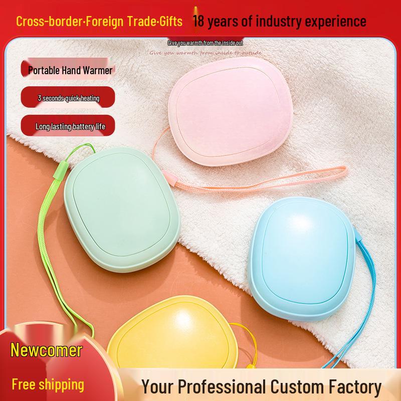 Pebble USB Hand Warmer with Adjustable Heating for Autumn & Winter