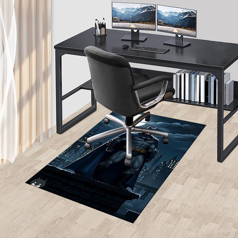 1pc Batman Night Carpet, for Home & Office Decor, Desk Chair Carpet, Festive Gift,Conference Room CarpetL1188