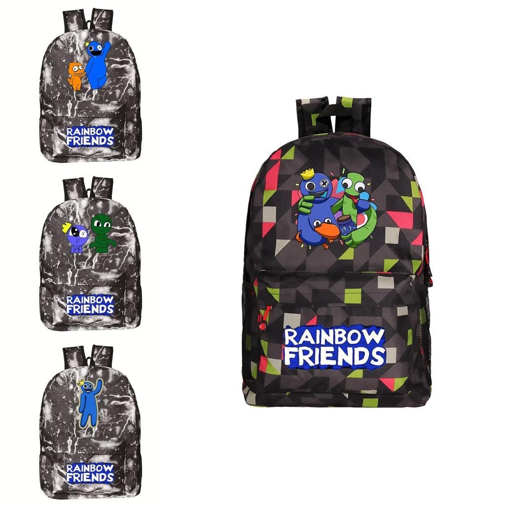 Roblox Rainbow Friends Large Capacity Student Backpack Bag Book