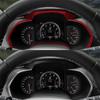 Red Carbon Fiber Car Front Dashboard Edge Cover For Chevrolet Corvette C7 14-19