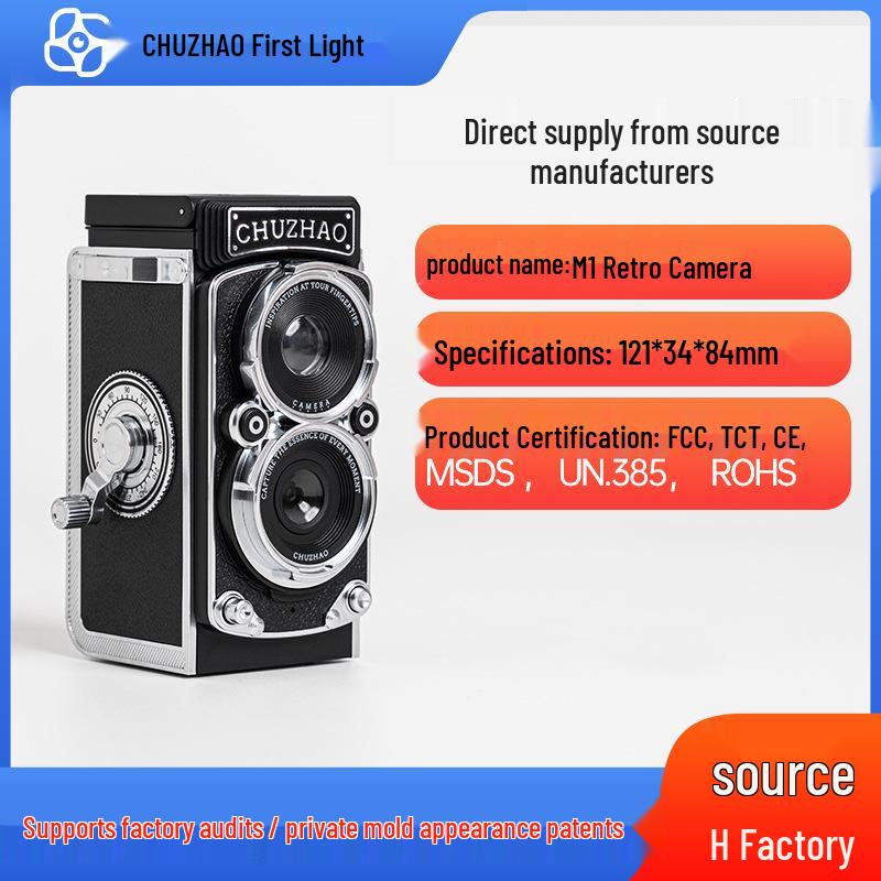 Retro Hand-Cranked Digital Camcorder for Students: Scientific & Gift-Ready Camera in Stock