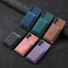 Suitable for Samsung A56 Phone Case All-inclusive Anti-drop A36 Magnetic Card Case Galaxy S25 Ultra Protective Case